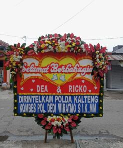 Jual Karangan Bunga Papan Pernikahan/Wedding Bogor Terpercaya dan Murah