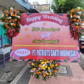 Karangan Bunga Papan Pernikahan/Wedding Blitar