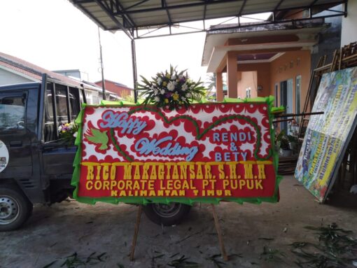 Info penting Sebelum Beli Karangan Bunga Papan Pernikahan/Wedding Pontianak