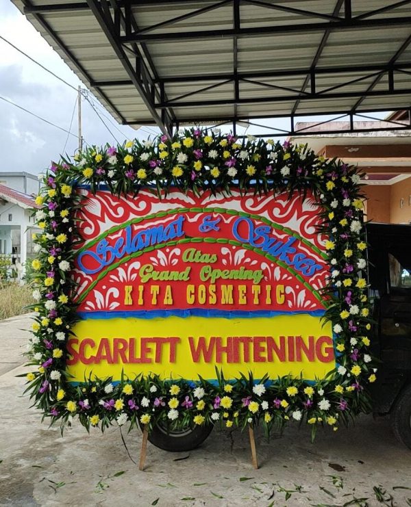 Karangan Bunga Papan Ucapan Selamat Pontianak