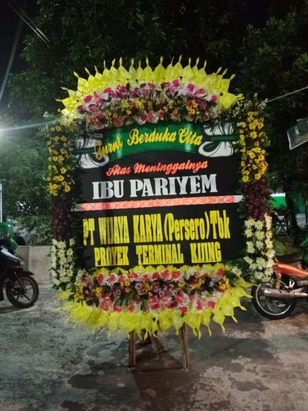 Pesan Aja Karangan Bunga Papan Duka Cita Solo di Toko Kami