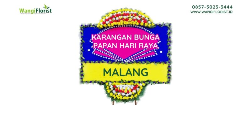 Karangan Bunga Papan Hari Raya Malang