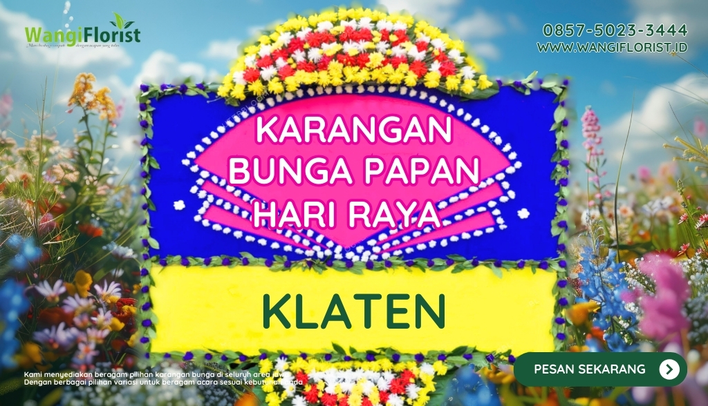 Karangan Bunga Papan Hari Raya Klaten