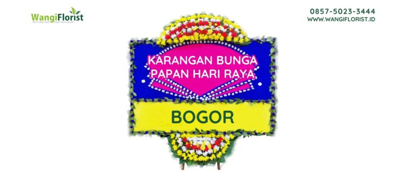 karangan bunga papan hari raya Bogor