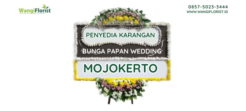 Karangan Bunga Papan Wedding Mojokerto