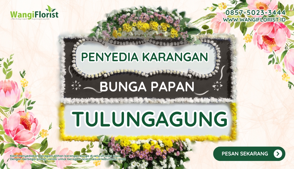 Karangan Bunga Papan Wedding Tulungagung