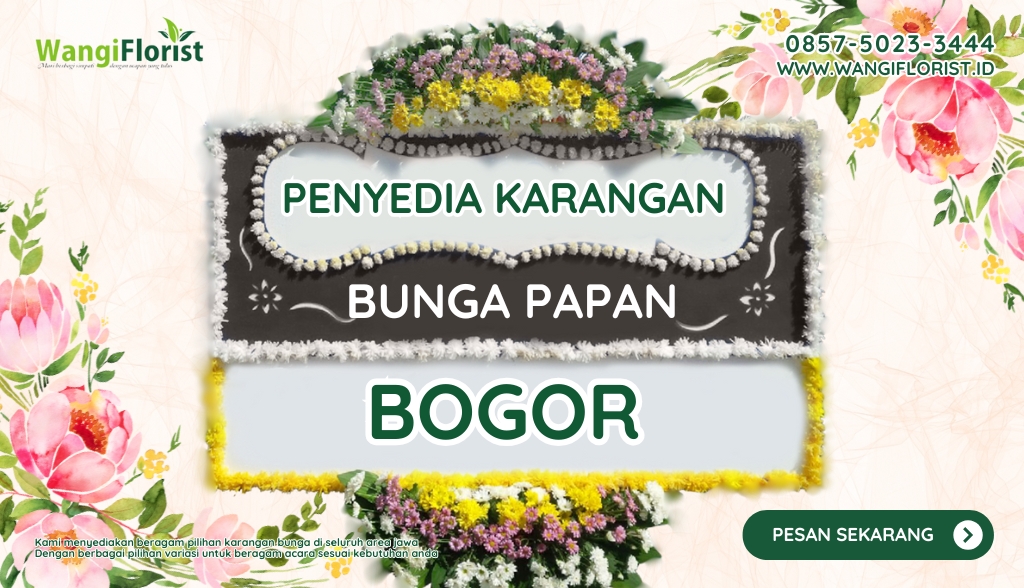 Karangan Bunga Papan Wedding Bogor