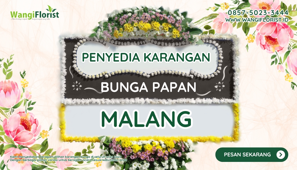 Karangan Bunga Papan Wedding Malang