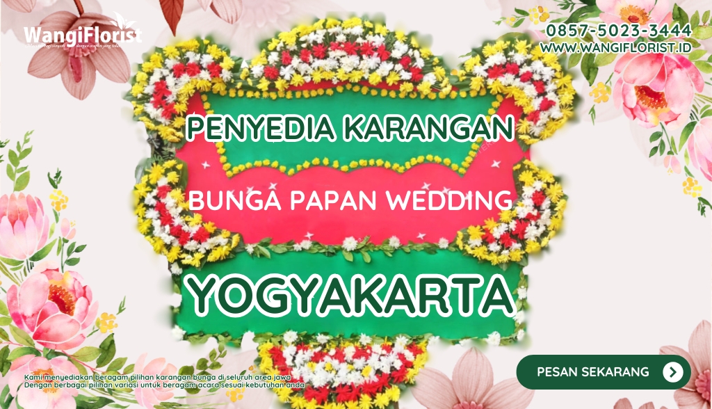 Karangan Bunga Papan Wedding Yogyakarta