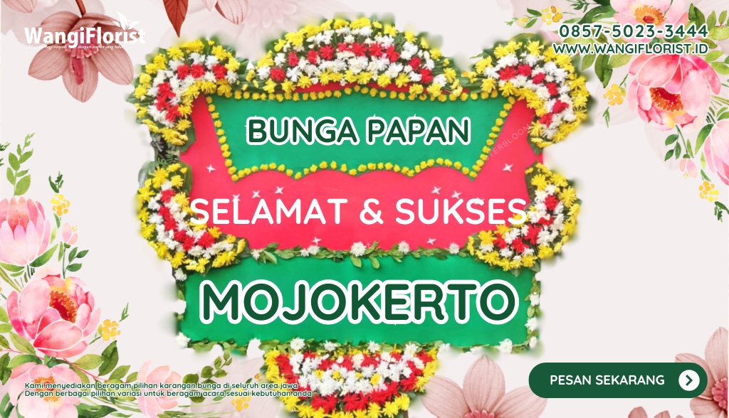 Karangan Bunga Papan Selamat Sukses Mojokerto