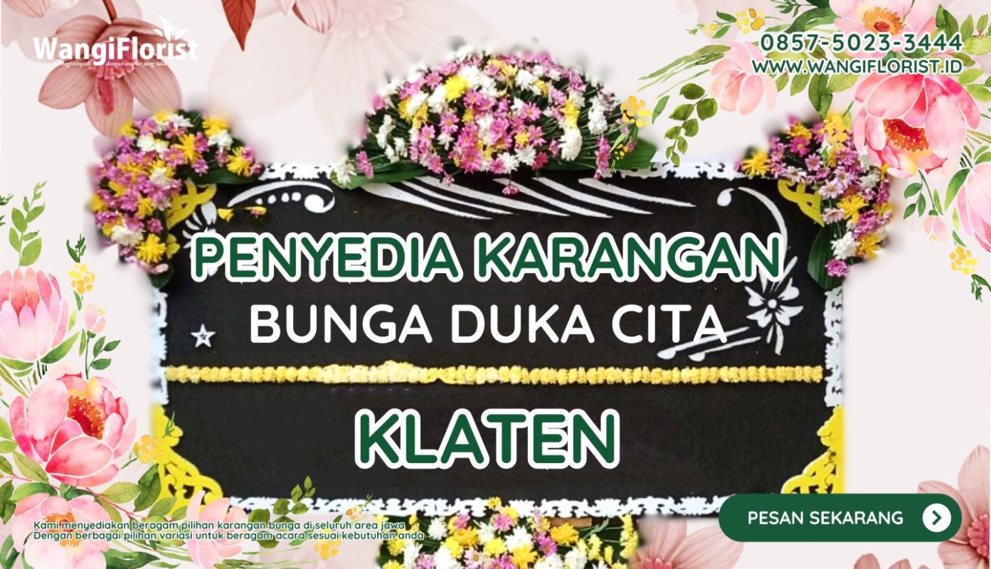 Karangan Bunga Duka Cita Klaten