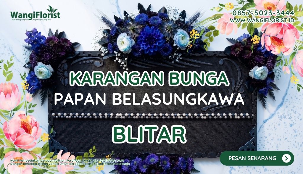 Karangan Bunga Papan Belasungkawa Blitar