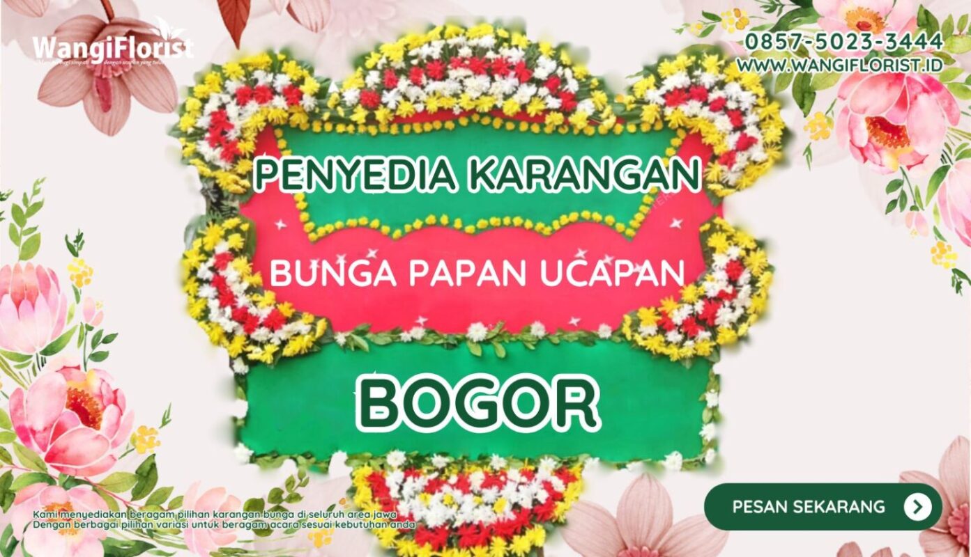 Karangan Bunga Papan Ucapan Bogor