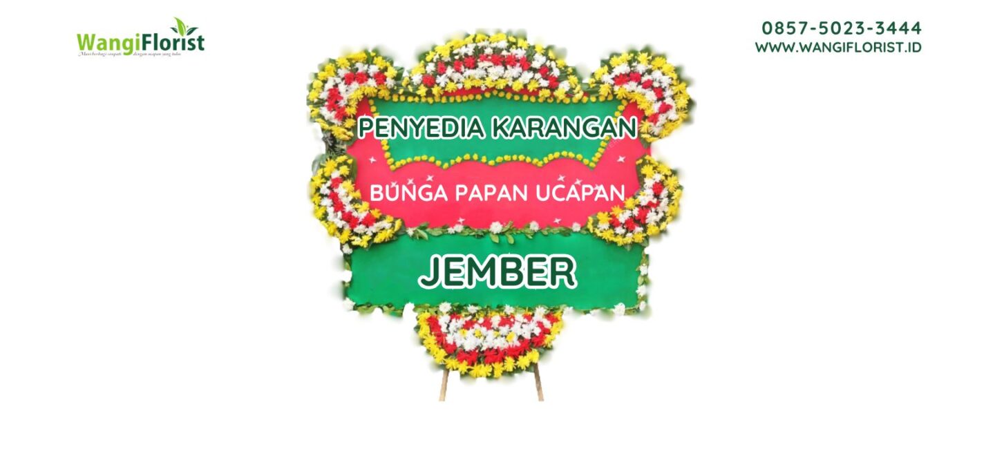 Karangan Bunga Papan Ucapan Jember