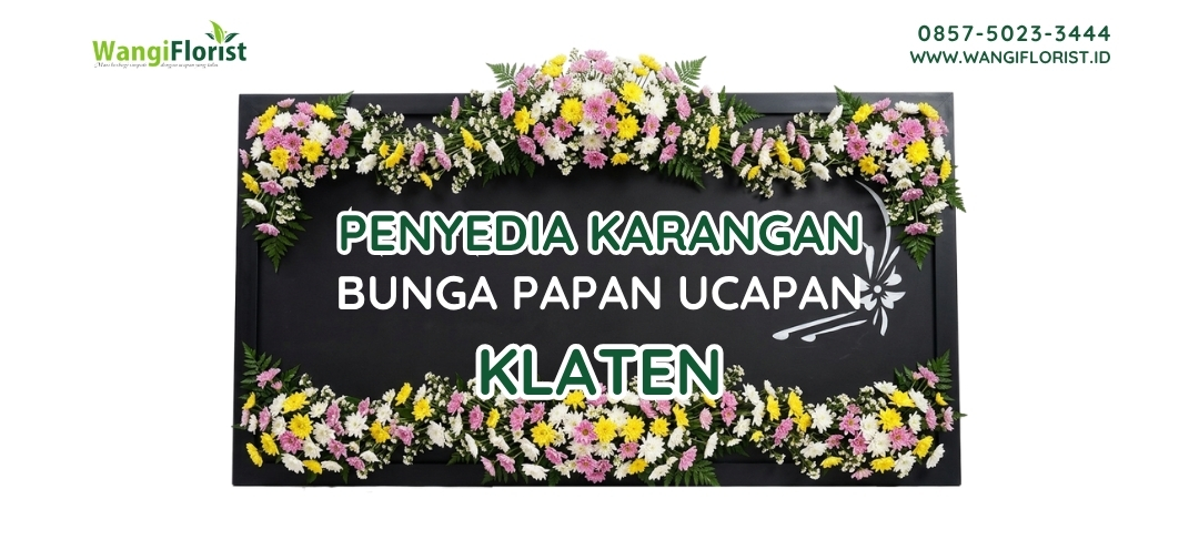 Karangan Bunga Papan Ucapan Klaten