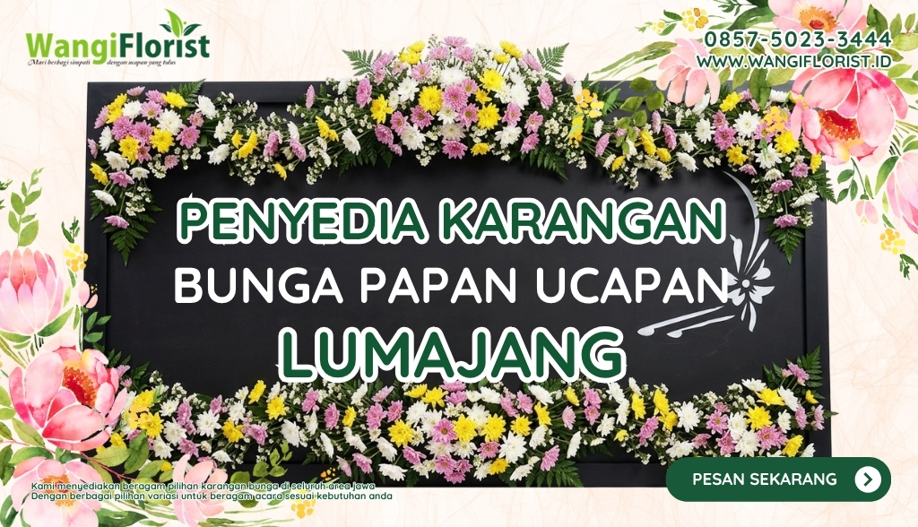 Karangan Bunga Papan Ucapan Lumajang