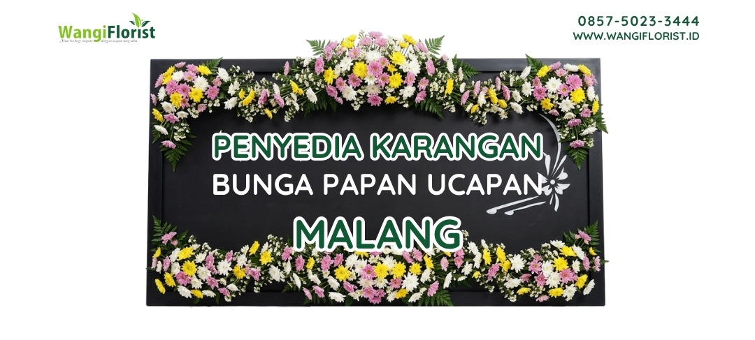 Karangan Bunga Papan Ucapan Malang