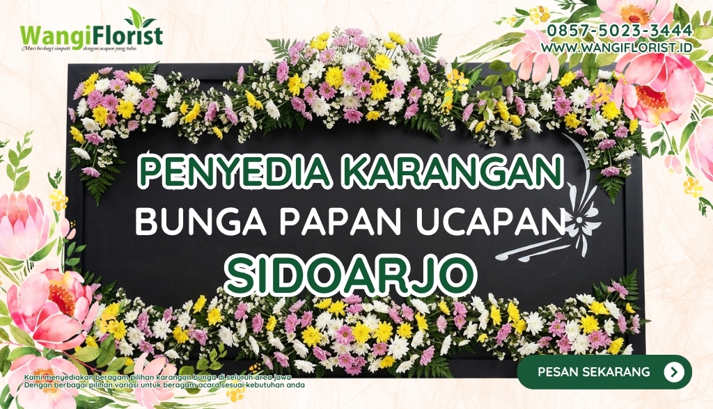 Karangan Bunga Papan Ucapan Sidoarjo