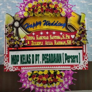 Inilah Jasa Karangan Bunga Papan Pernikahan/Wedding Semarang yang Terkenal