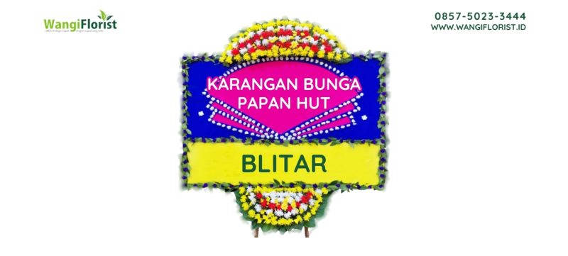Karangan Bunga Papan HUT Blitar